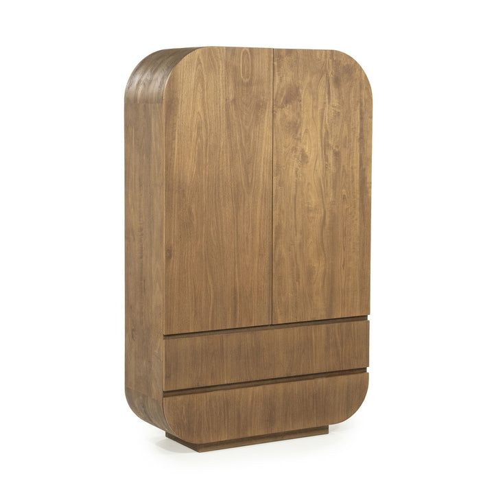 Kabinet King – mangohout & fineer bruin