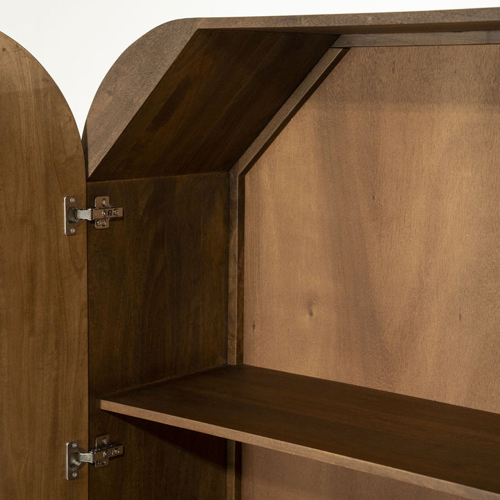 Kabinet King – mangohout & fineer bruin