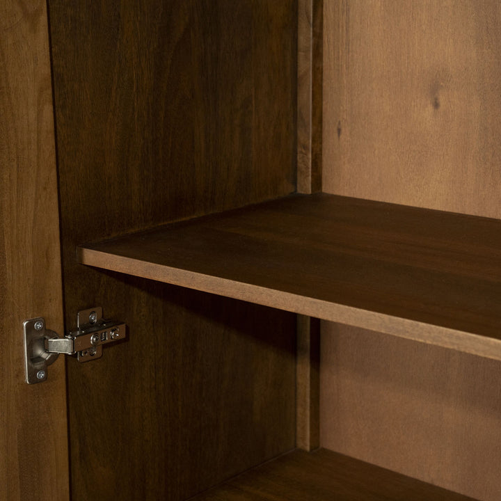 Kabinet King – mangohout & fineer bruin