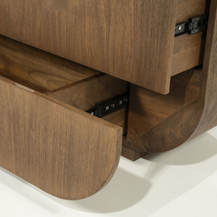 Kabinet King – mangohout & fineer bruin