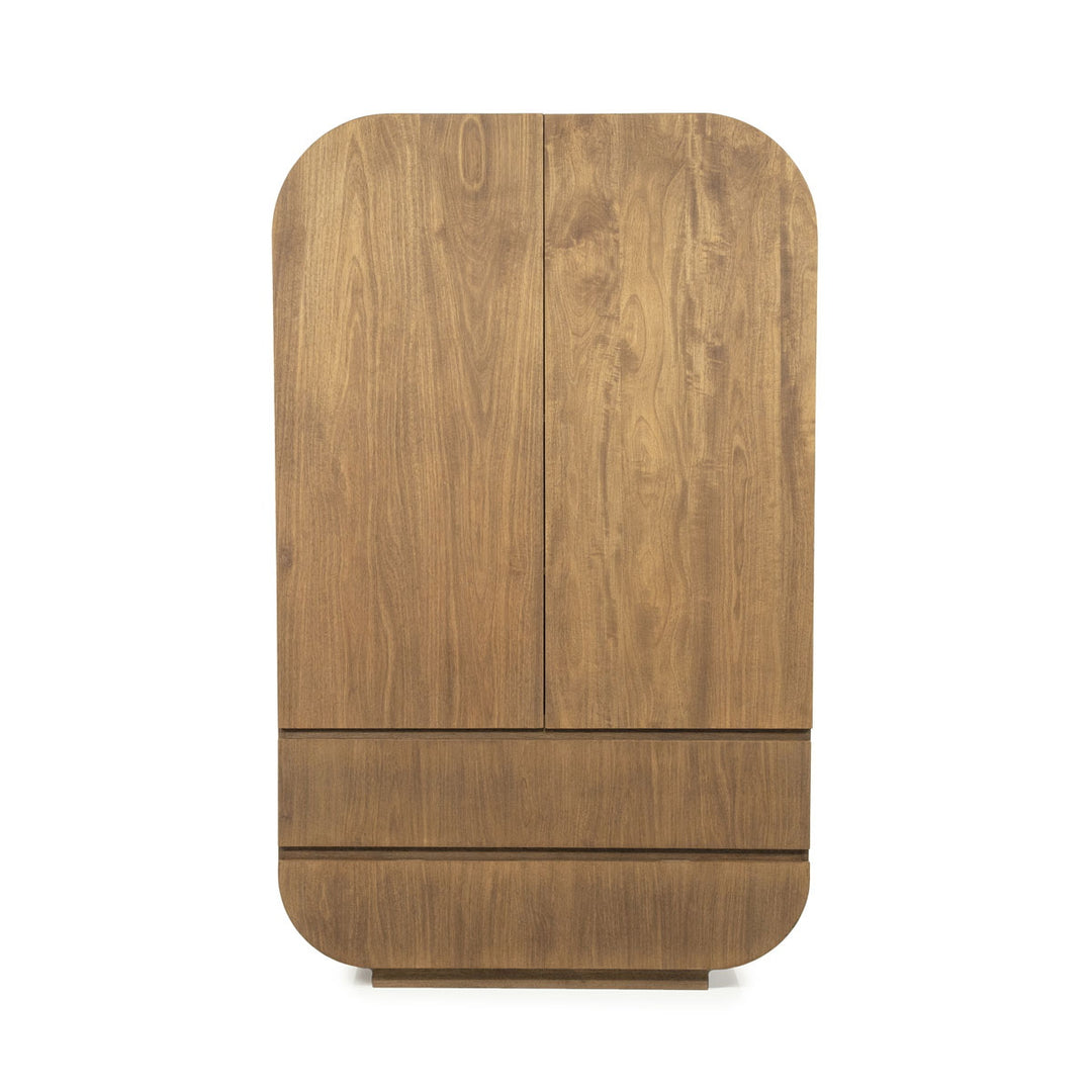 Kabinet King – mangohout & fineer bruin