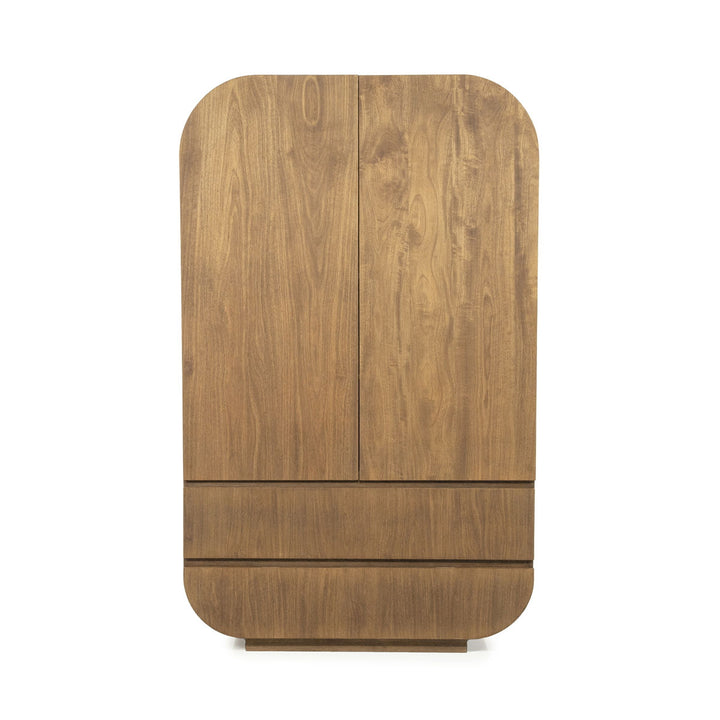 Kabinet King – mangohout & fineer bruin