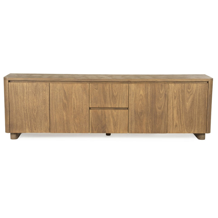 TV meubel Edward – mangohout & mangofineer bruin 200cm