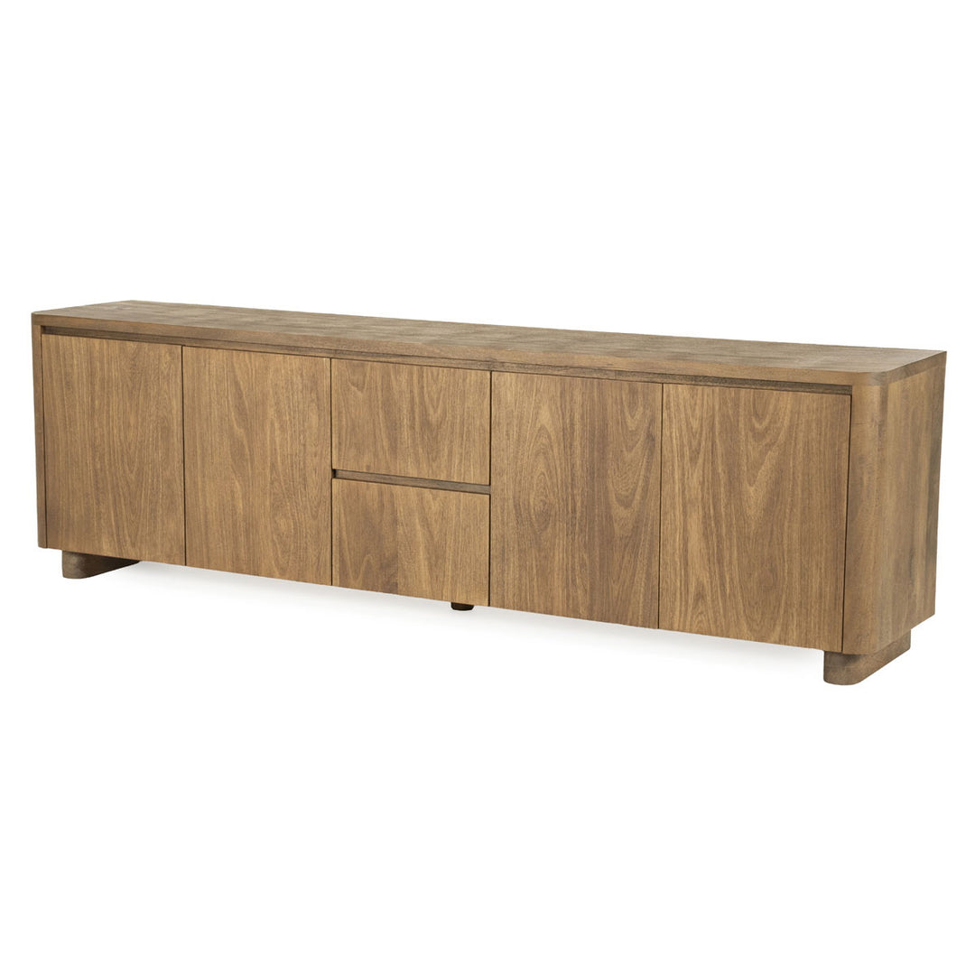 TV meubel Edward – mangohout & mangofineer bruin 200cm
