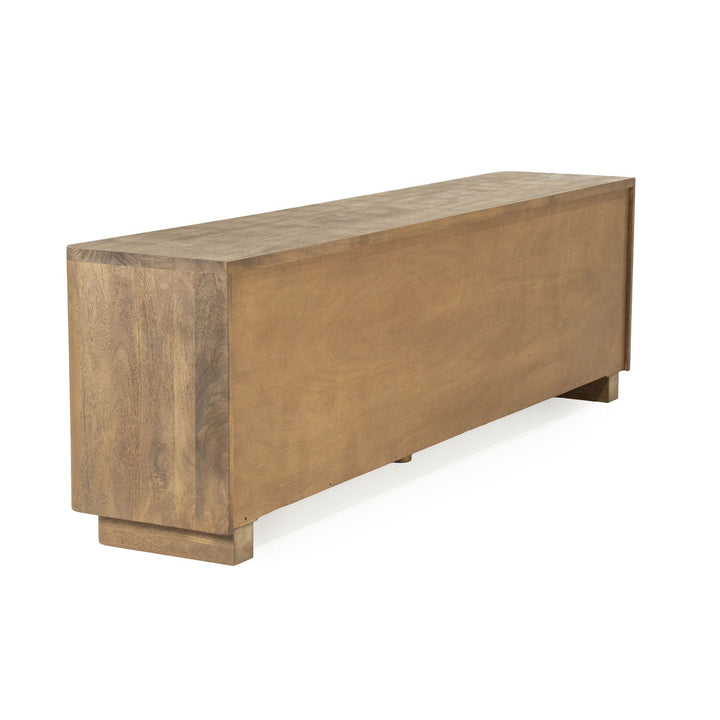 TV meubel Edward – mangohout & mangofineer bruin 200cm