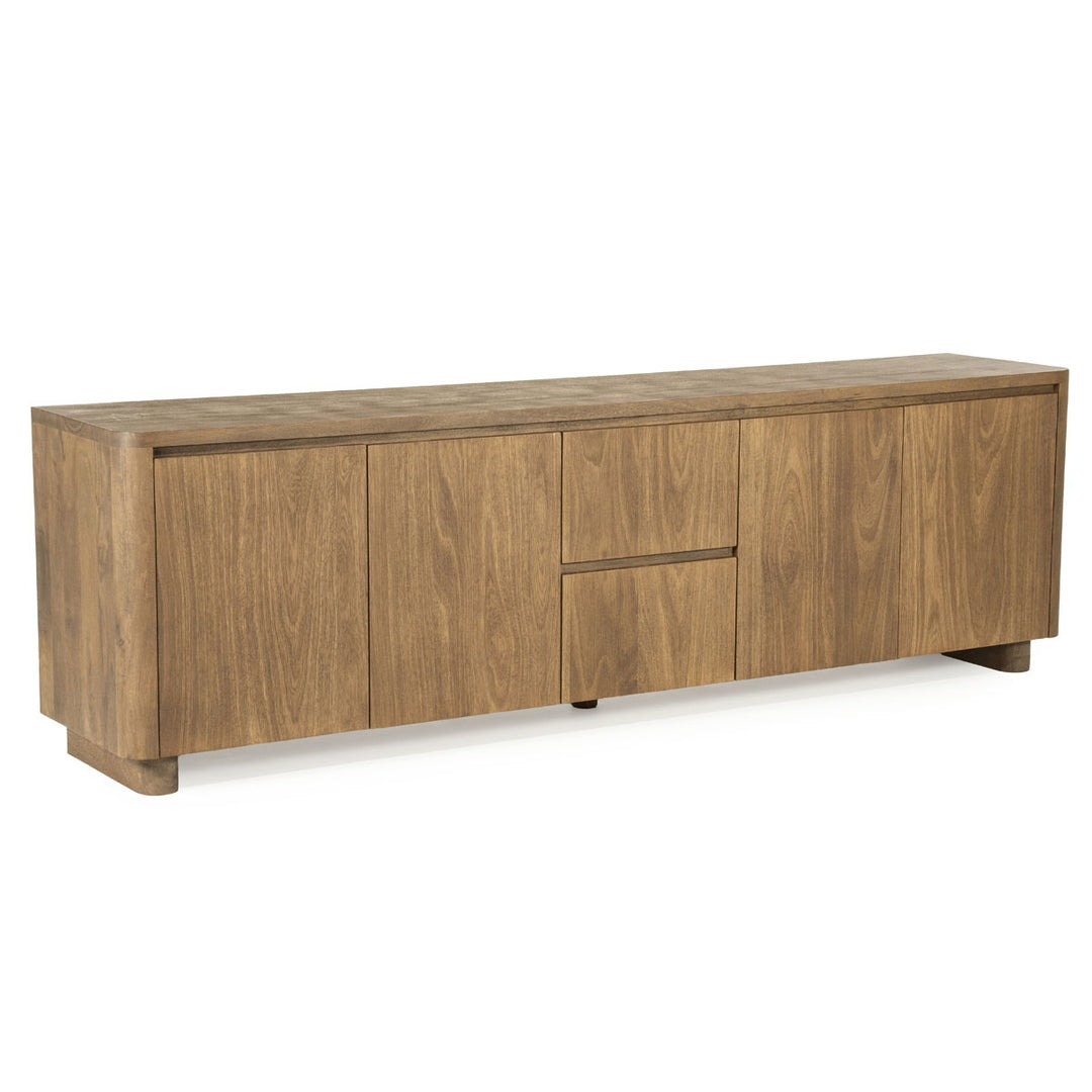 TV meubel Edward – mangohout & mangofineer bruin 200cm