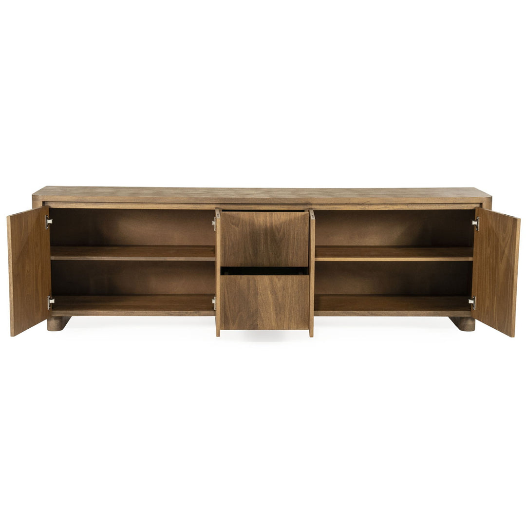 TV meubel Edward – mangohout & mangofineer bruin 200cm