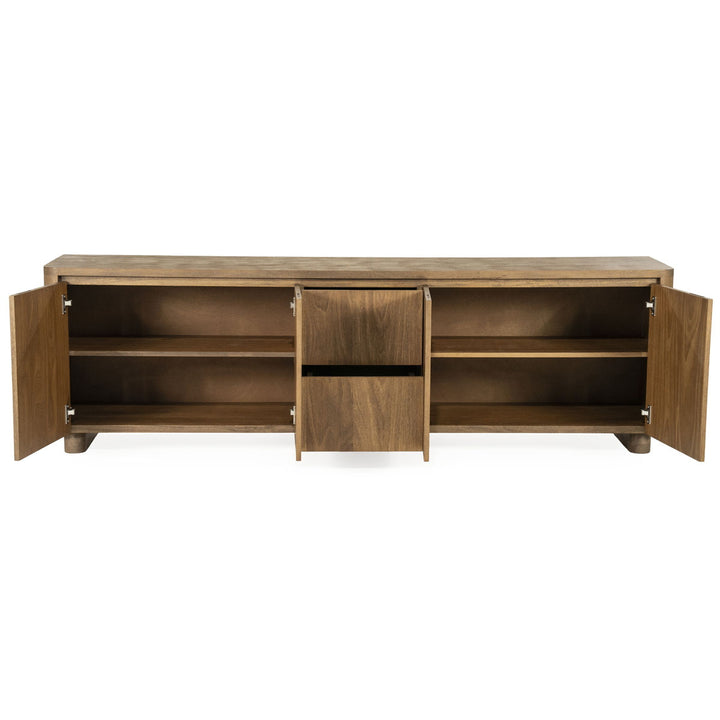 TV meubel Edward – mangohout & mangofineer bruin 200cm