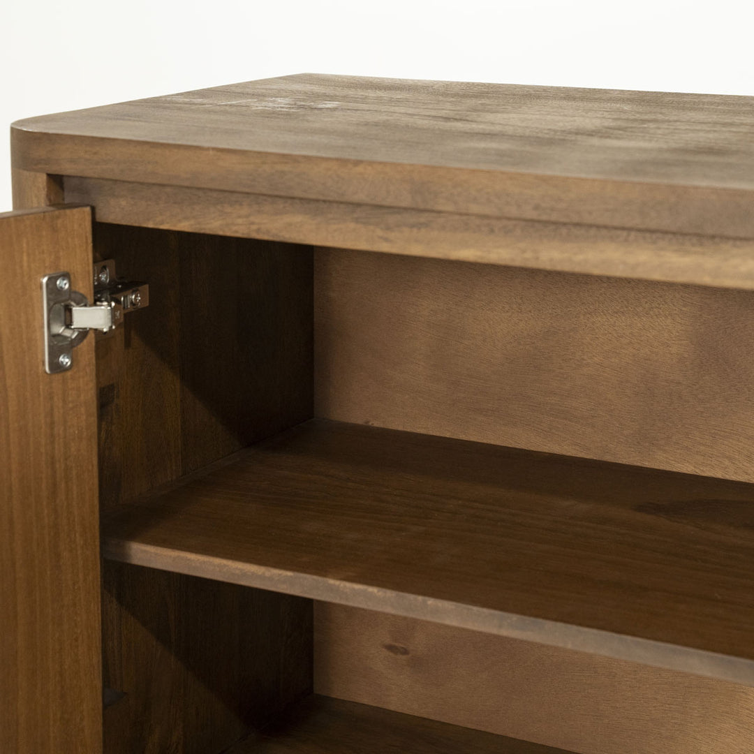 TV meubel Edward – mangohout & mangofineer bruin 200cm