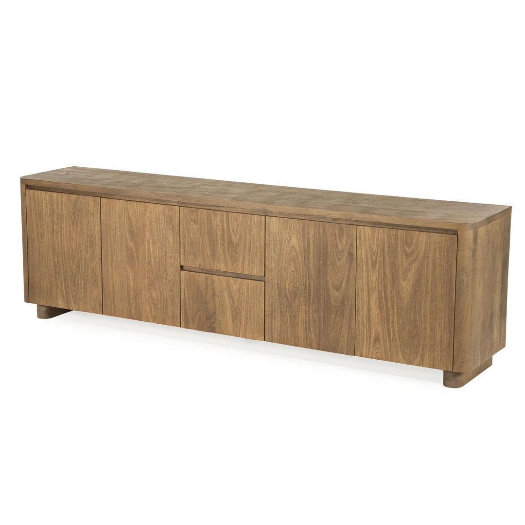 TV meubel Edward – mangohout & mangofineer bruin 200cm