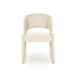 Stoel Odette – stof & metaal beige serene