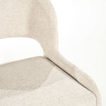 Stoel Odette – stof & metaal beige serene