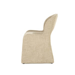 Stoel Odette – stof & metaal taupe serene