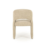 Stoel Odette – stof & metaal taupe serene