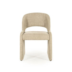 Stoel Odette – stof & metaal taupe serene