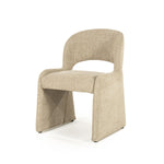 Stoel Odette – stof & metaal taupe serene