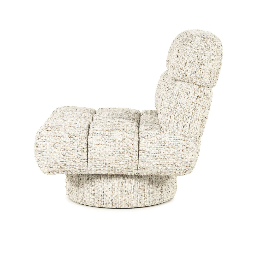 Fauteuil Fenna – stof & hout beige vive