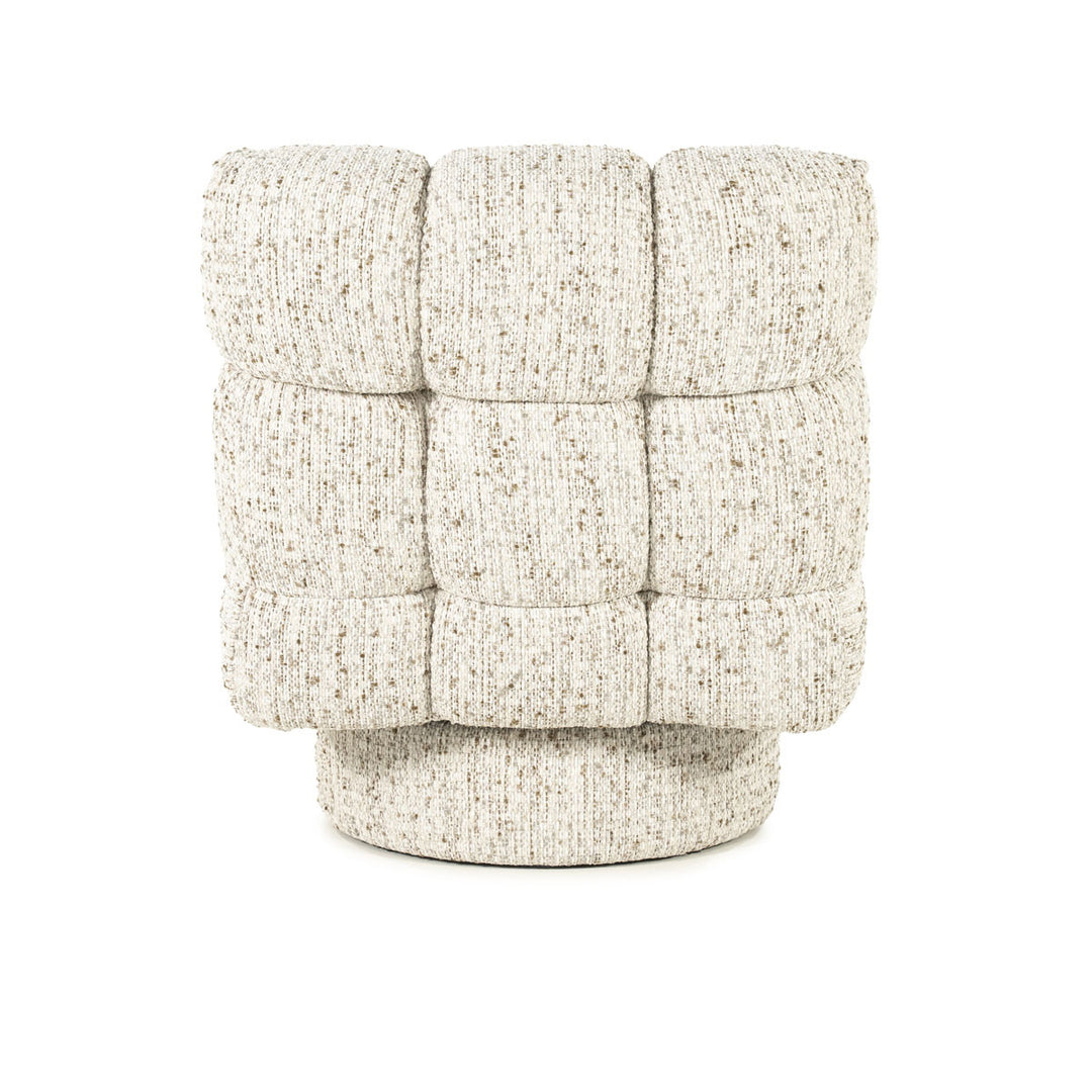 Fauteuil Fenna – stof & hout beige vive
