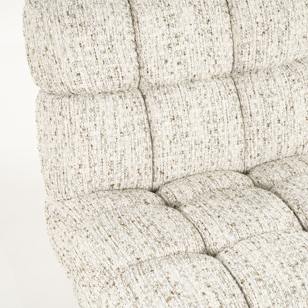 Fauteuil Fenna – stof & hout beige vive