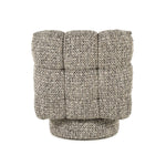 Fauteuil Fenna – stof & hout taupe vive