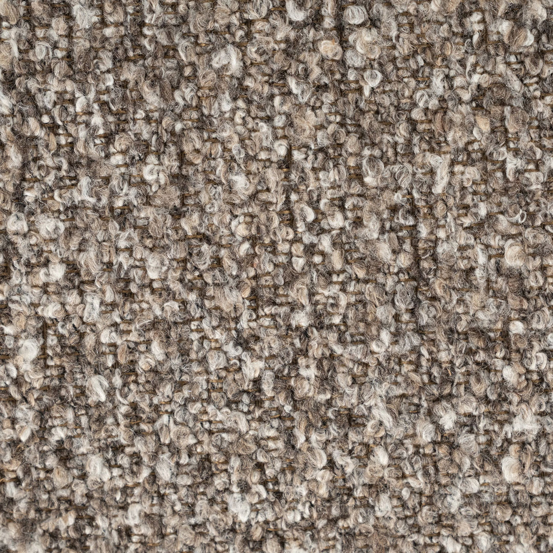 Bankje George – stof & hout taupe flou