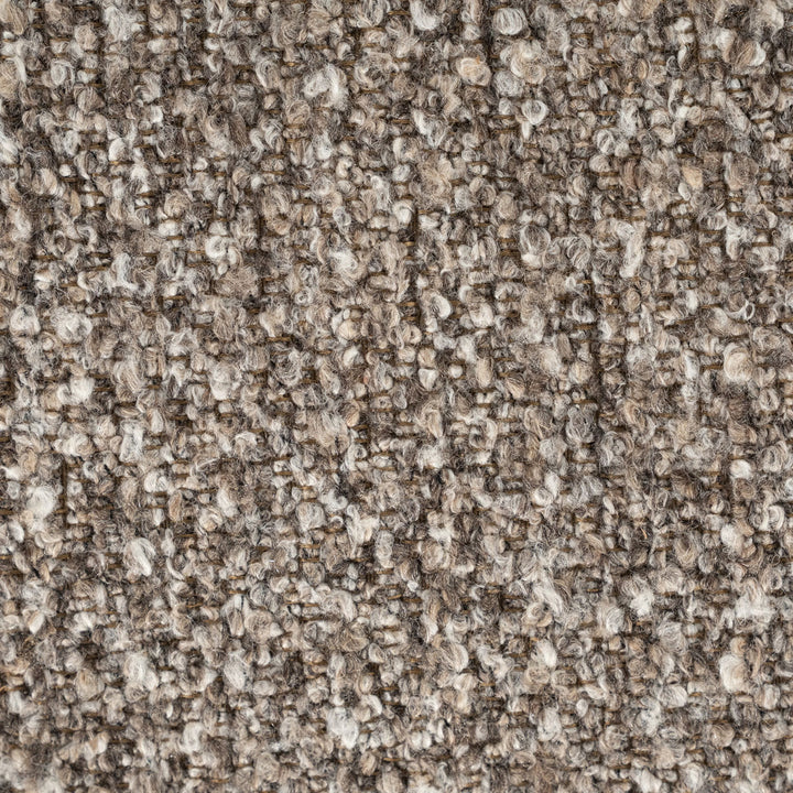 Bankje George – stof & hout taupe flou