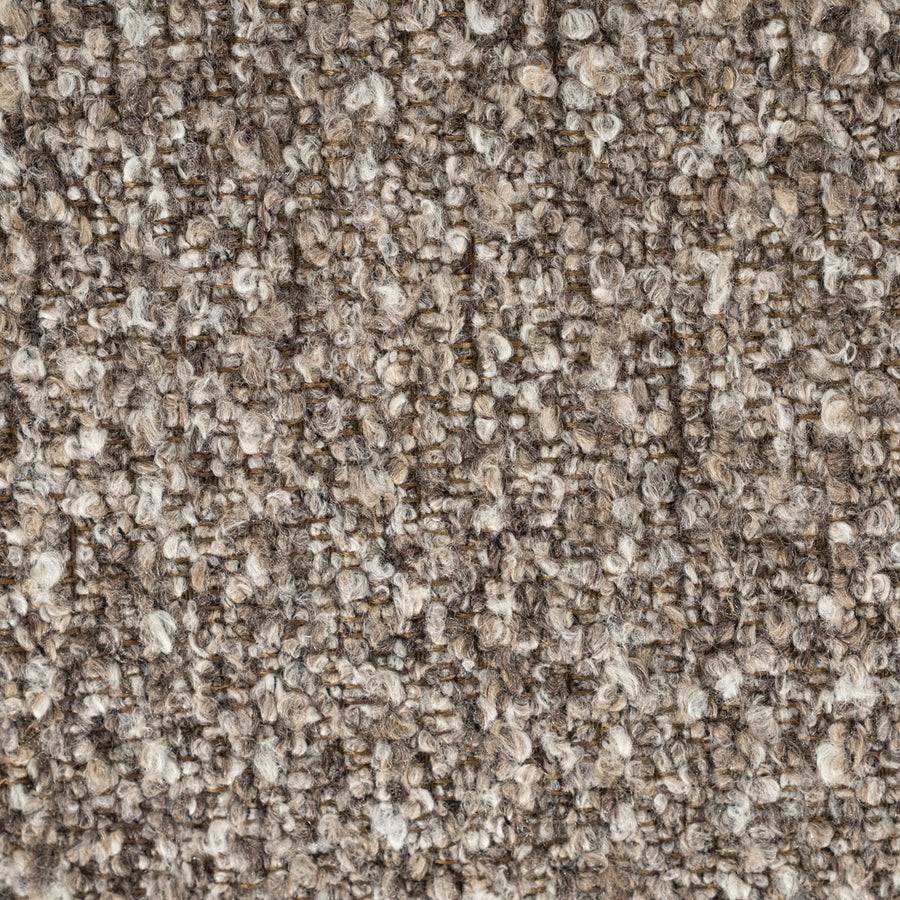 Bankje George – stof & hout taupe flou