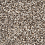 Poef George – stof & hout taupe flou