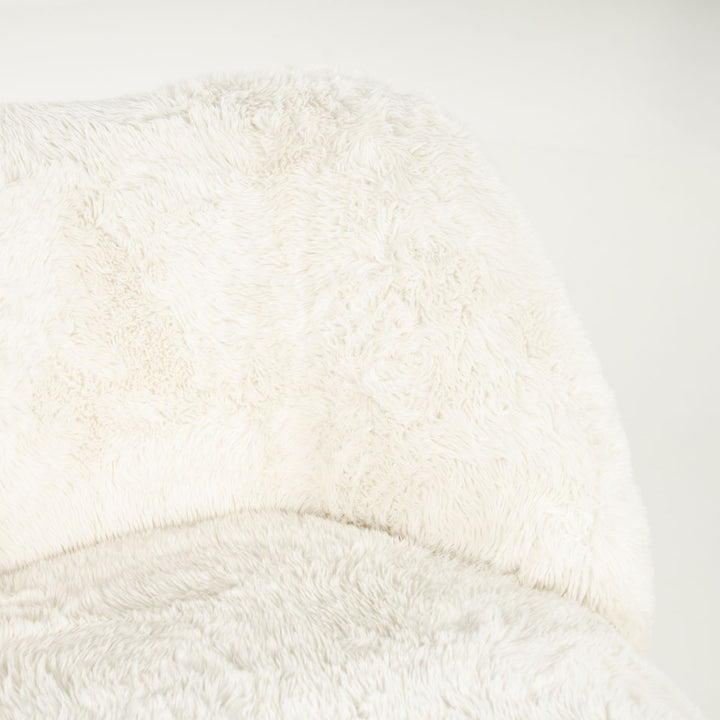 Fauteuil Samson – stof & hout beige doodle