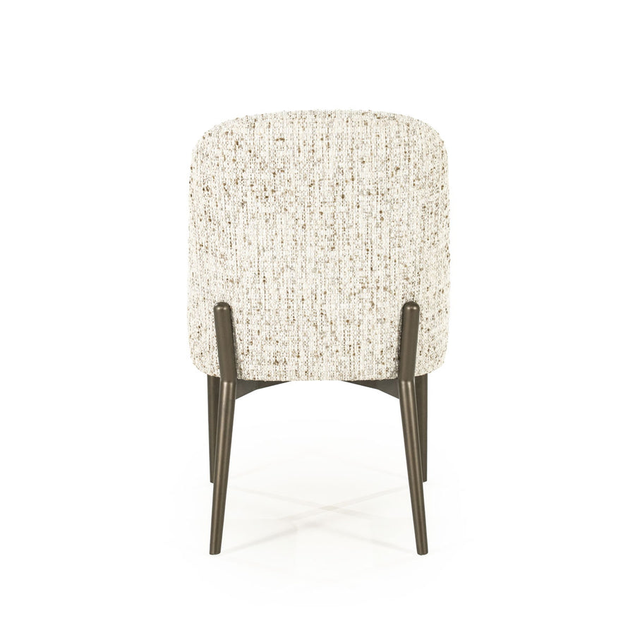 Stoel Tobias – stof & ijzer beige vive