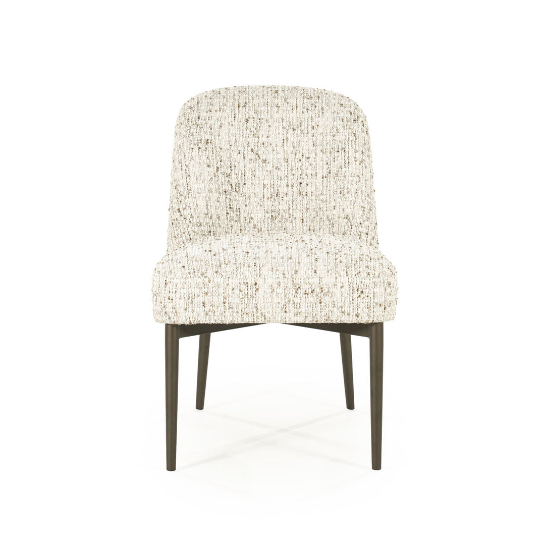 Stoel Tobias – stof & ijzer beige vive