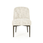 Stoel Tobias – stof & ijzer beige vive