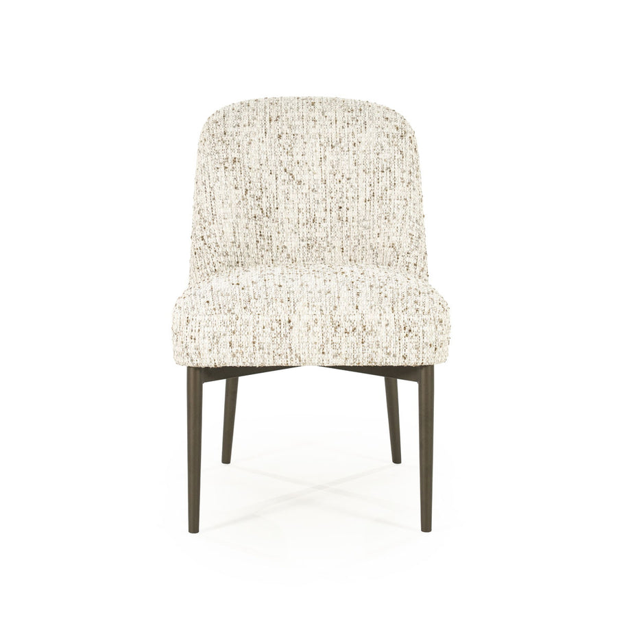 Stoel Tobias – stof & ijzer beige vive