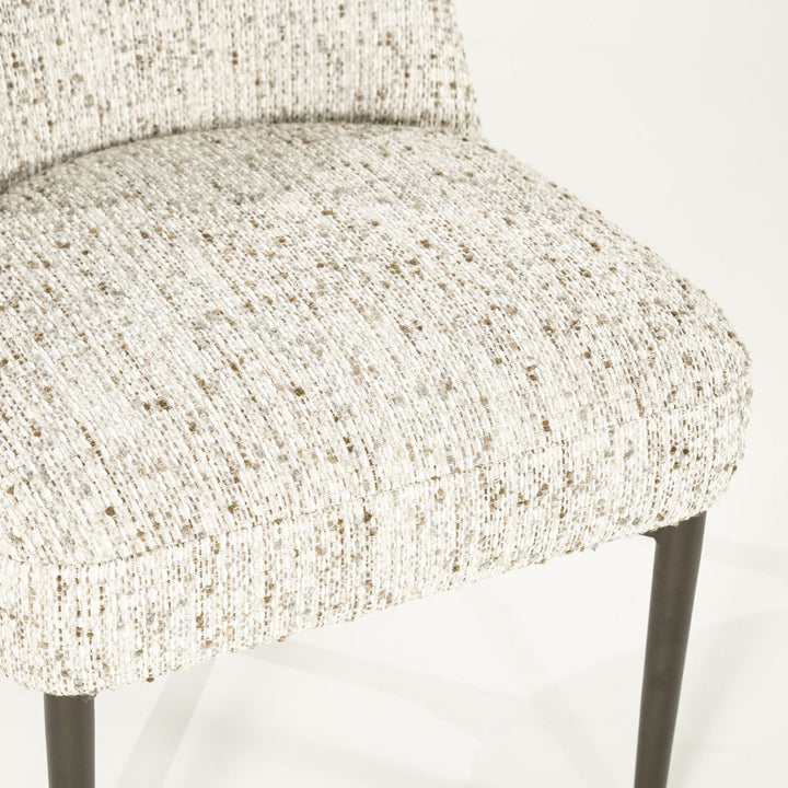 Stoel Tobias – stof & ijzer beige vive