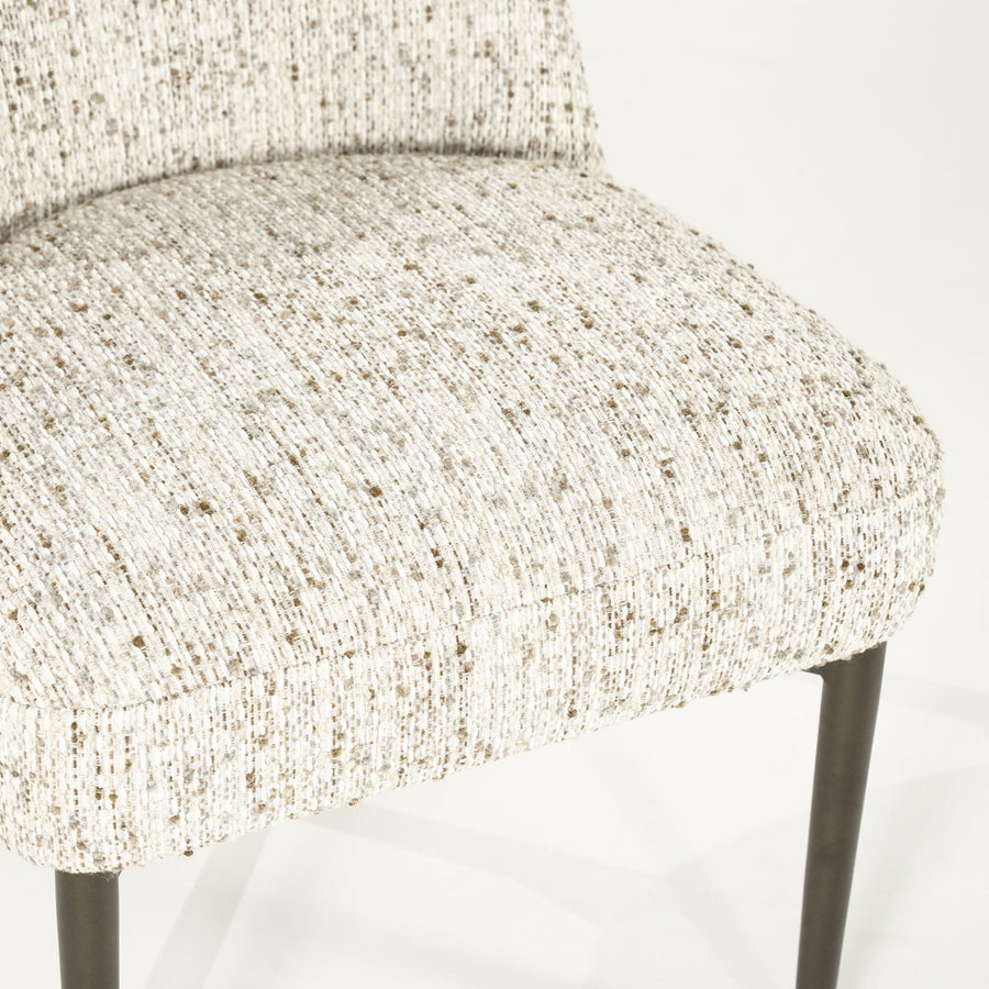 Stoel Tobias – stof & ijzer beige vive
