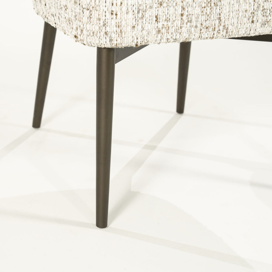 Stoel Tobias – stof & ijzer beige vive