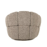 Fauteuil Tina – stof & hout taupe flou
