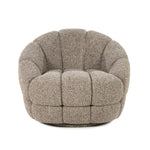 Fauteuil Tina – stof & hout taupe flou