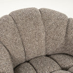 Fauteuil Tina – stof & hout taupe flou