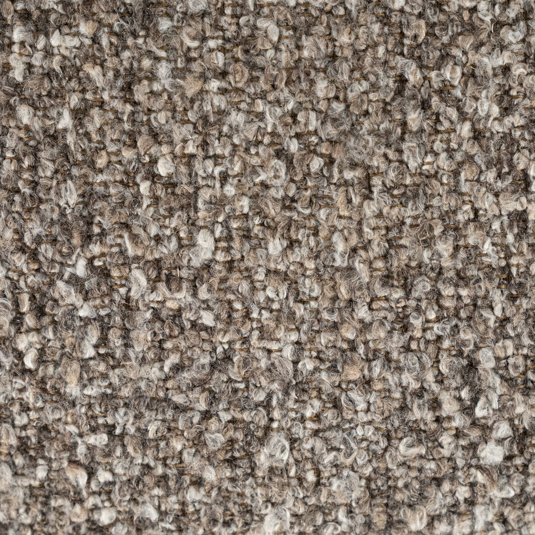 Fauteuil Tina – stof & hout taupe flou