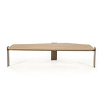 Salontafel Robert – essenhout & ijzer bruin