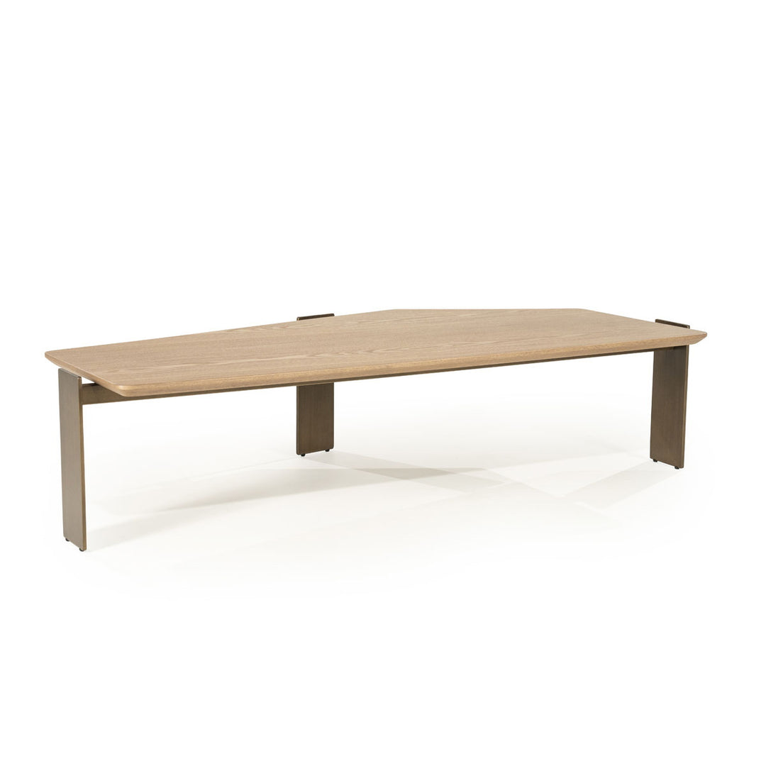 Salontafel Robert – essenhout & ijzer bruin