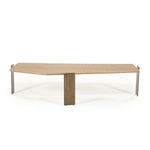 Salontafel Robert – essenhout & ijzer bruin