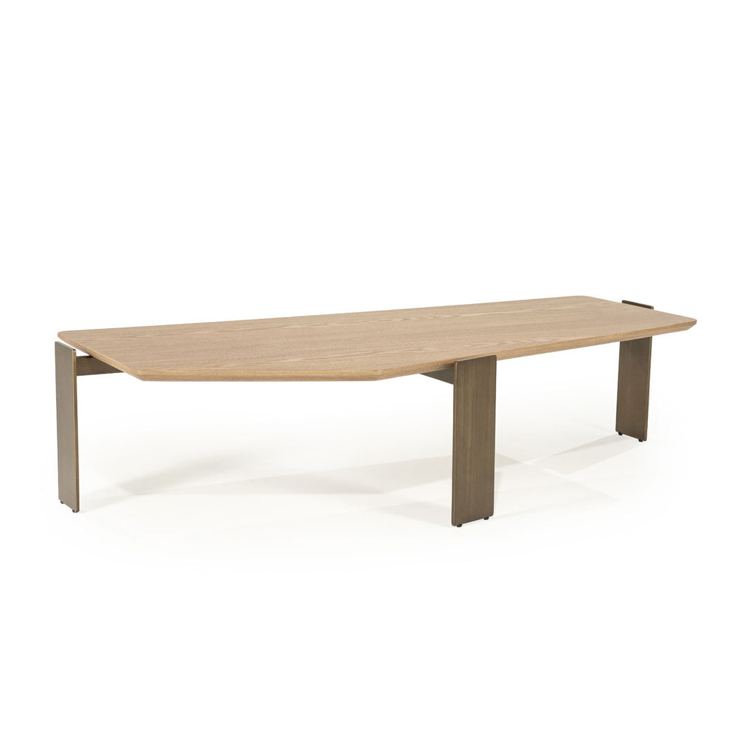 Salontafel Robert – essenhout & ijzer bruin