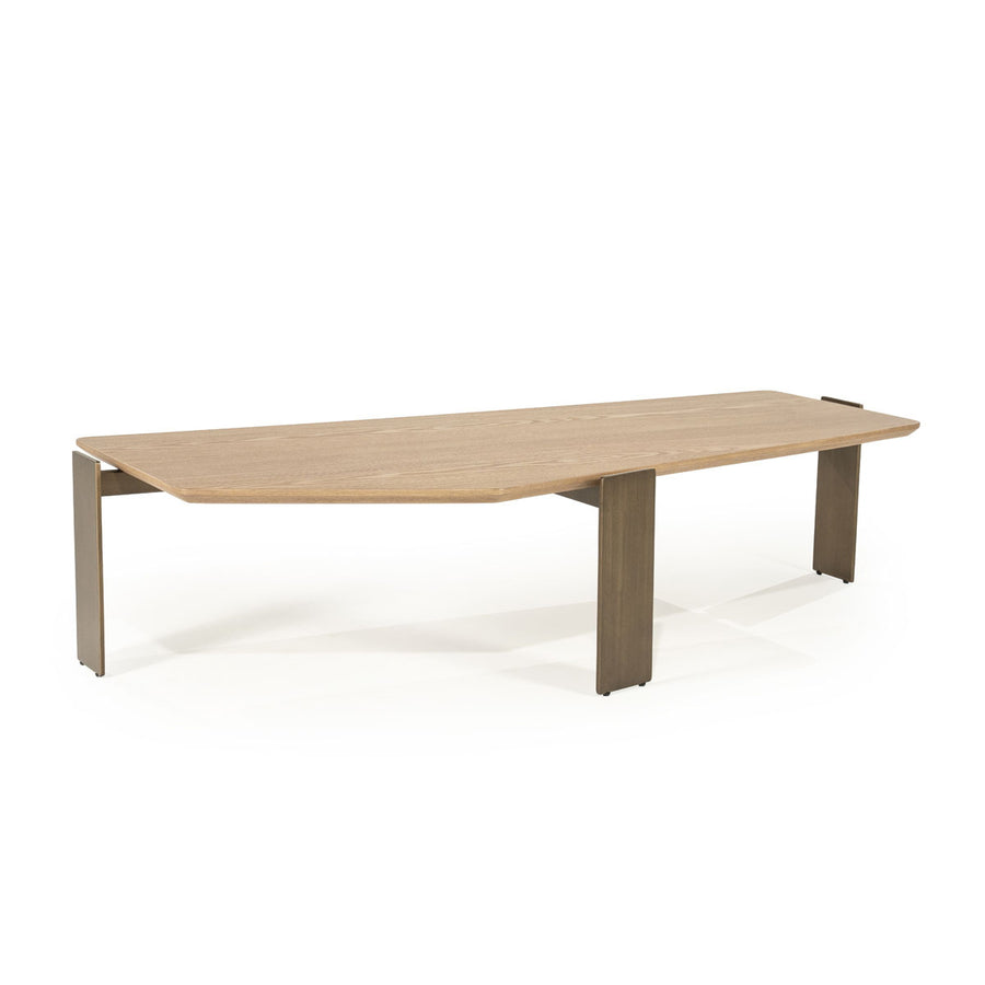 Salontafel Robert – essenhout & ijzer bruin