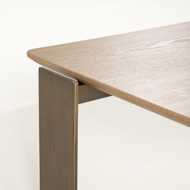 Salontafel Robert – essenhout & ijzer bruin