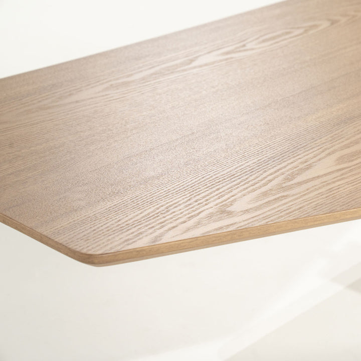 Salontafel Robert – essenhout & ijzer bruin