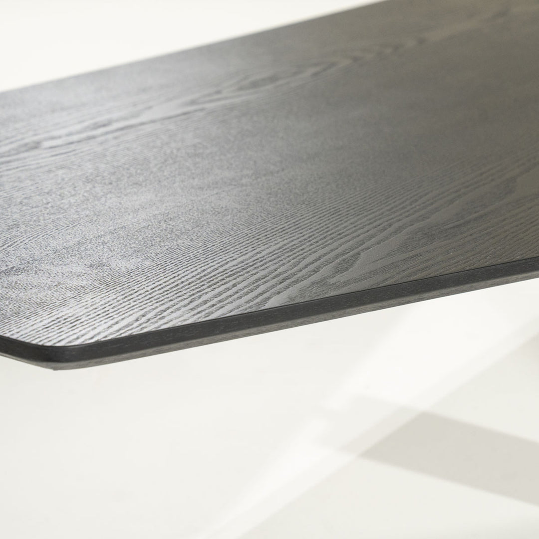 Salontafel Robert – essenhout & ijzer zwart