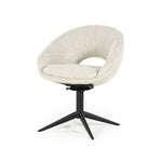 Stoel Nol – stof & metaal beige tova