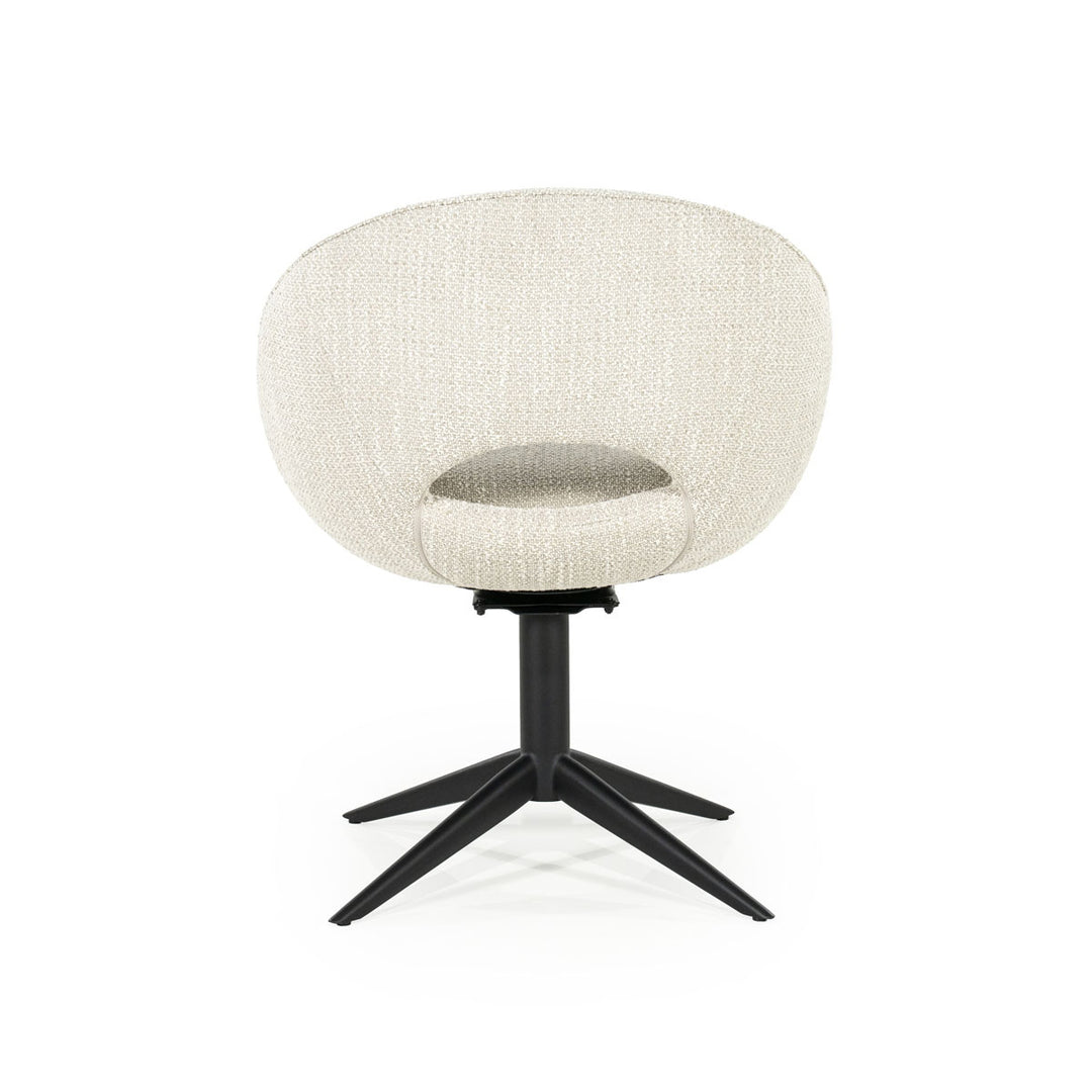 Stoel Nol – stof & metaal beige tova